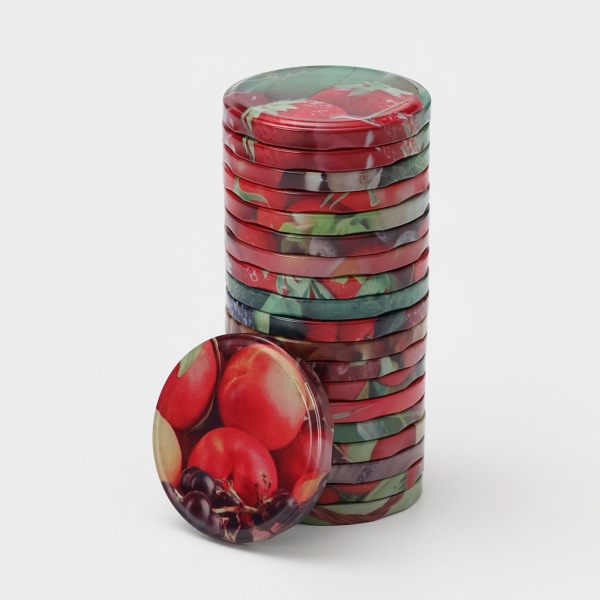 Крышка для консервирования «Элитная», ТО-82 мм, лакированная, цвет МИКС/833677