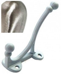 Крючок двойной хром/66902