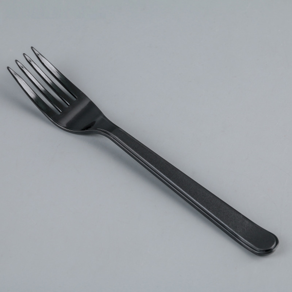 Вилка 18 см "Премиум" цвет черный, 25шт/уп. 4045770