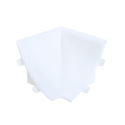 Внутренний угол для столешницы ИДЕАЛ Белый