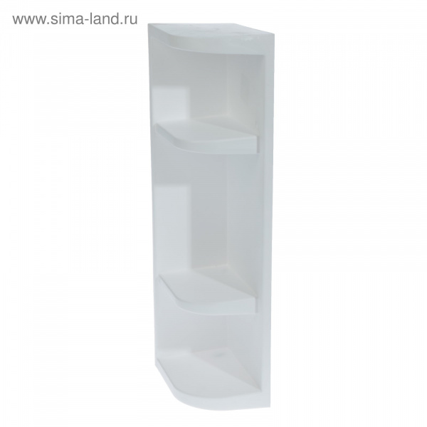 Полка угловая Hilton Universal, снежно-белый, BEROSSI АС33001000