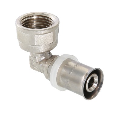 Угольник пресс с переходом на вн.р. VALTEC 20х1/2