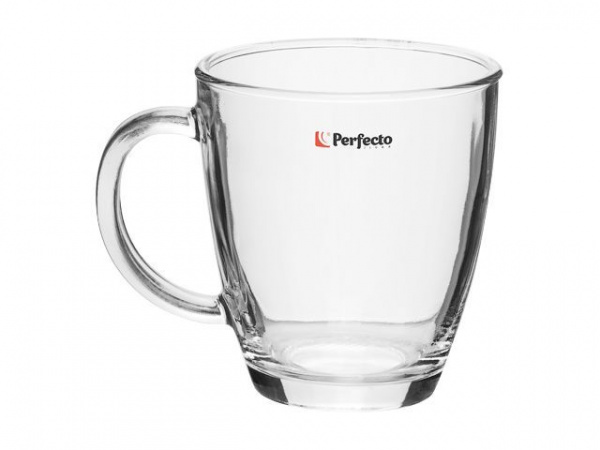 Кружка стеклянная, 340 мл, серия Джой (Joy), PERFECTO LINEA (30-280010)