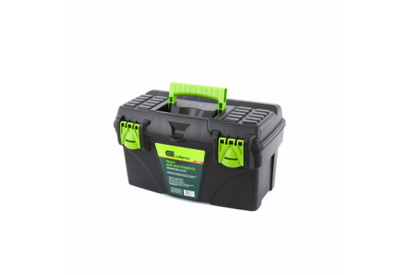 Ящик для инструмента пластмассовый ГЕФЕСТ 18" мет.замки ( с консолью и секциями) IDEA (М2940)