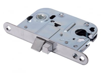 Корпус врезного замка 2018 РС под цилиндр с отв.план. хром/ГАРАНТ/878л