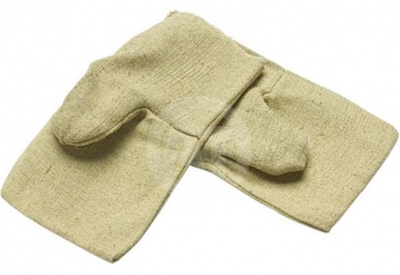 Рукавицы брезентовые огнеупорные /68115