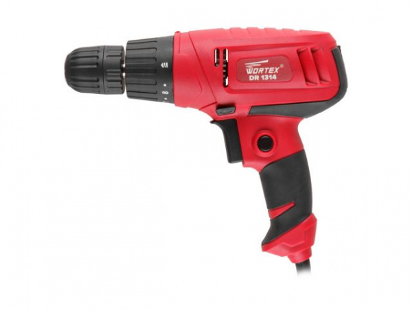 Дрель-шуруповерт WORTEX DR 1314 в кор. (350 Вт, патрон БЗП, 28 Нм, шурупы до 6 мм)