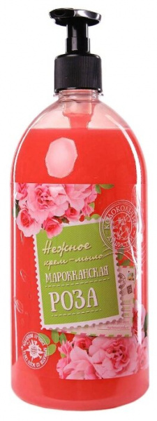 Жидкое мыло Колокольчик 1000мл Марокканская Роза