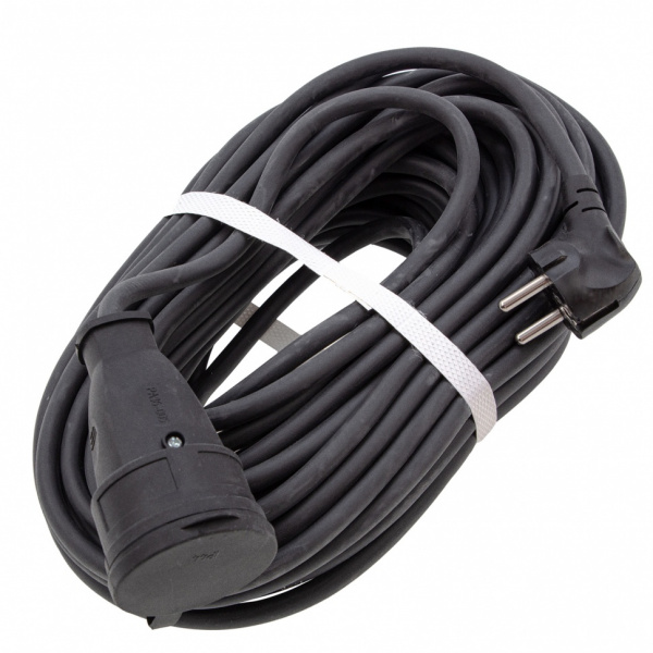 Удлинитель силовой 20 м, 16 А, тип УХз16, КГ 3 x 2.5 мм, 1 розетка, Россия Сибртех/95896