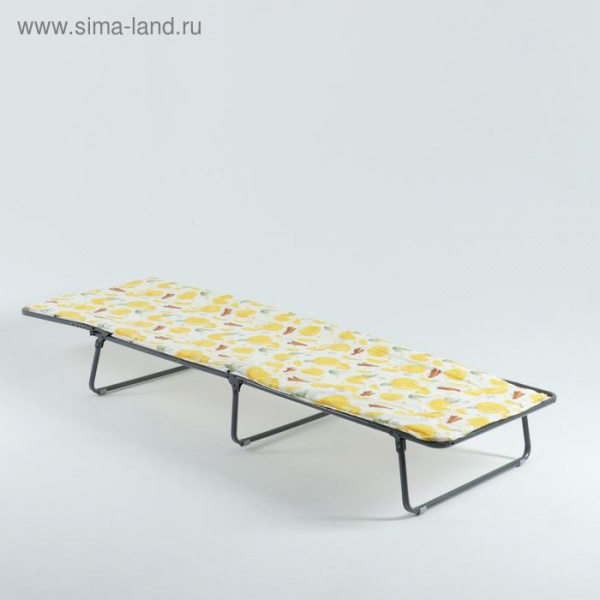 Раскладушка "Стефания" мягкая с86а, 192 х 66 х 24, макс. нагрузка 120 кг, ткань МИКС/5032956