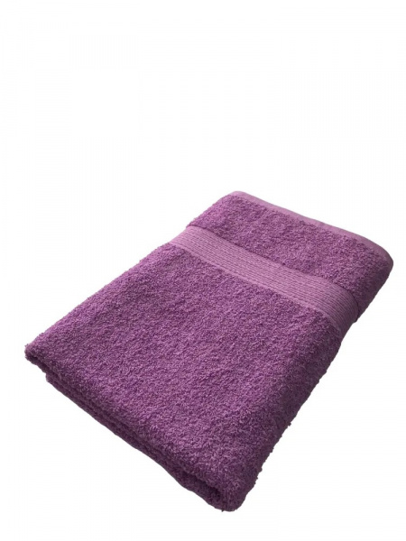Полотенце махровое 50х90 цвет фиолетовый /НФ-010244