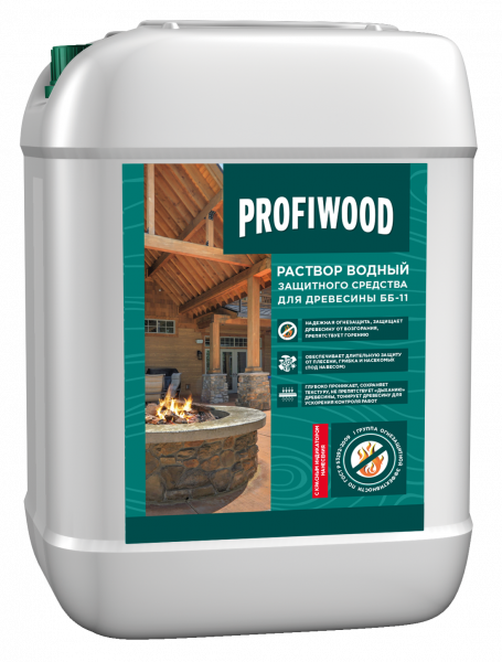 Раствор водный защитного средства для древесины I гр. ББ-11 ГОСТ 28815-96 концентри. с инди. 5кг