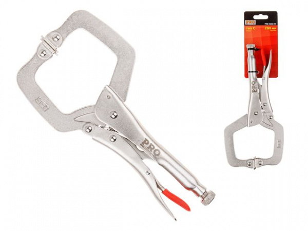 Зажим-струбцина c поворотными упорами 280мм PRO STARTUL (PRO-6056-01) 