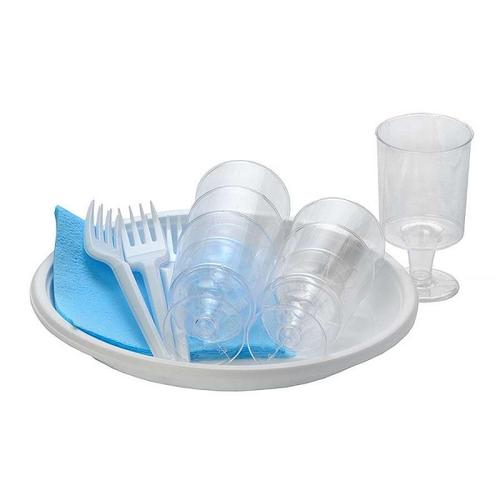 Набор "Турист" с рюмками ДК одноразовая посуда