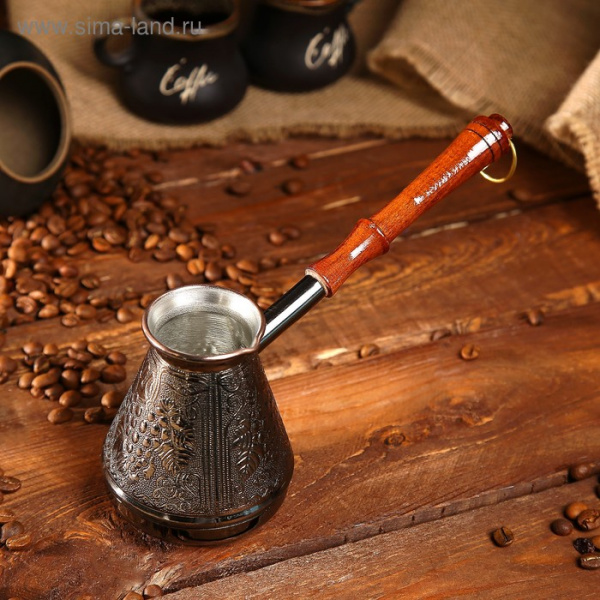 Турка для кофе медная «Виноград», 0,3 л/1440719