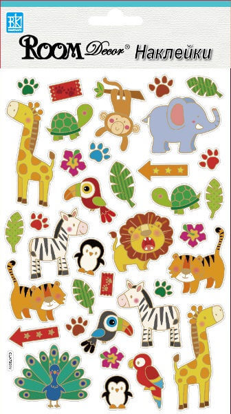 Наклейка Зоопарк-мини CLA7901