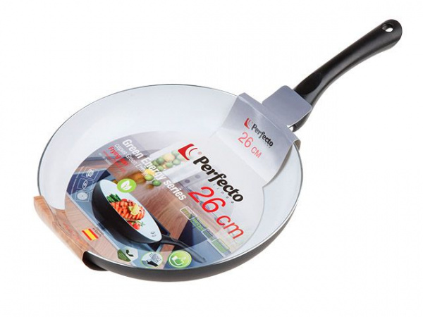 Сковорода ф 26х4.5 см, алюм., натур.керам.антиприг. покр., серия GREEN ENERGY