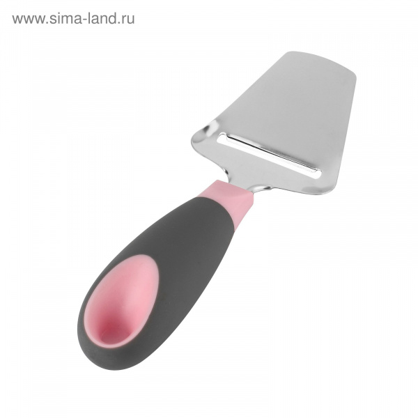 Нож для сыра, цвет розовый с черным/2990258