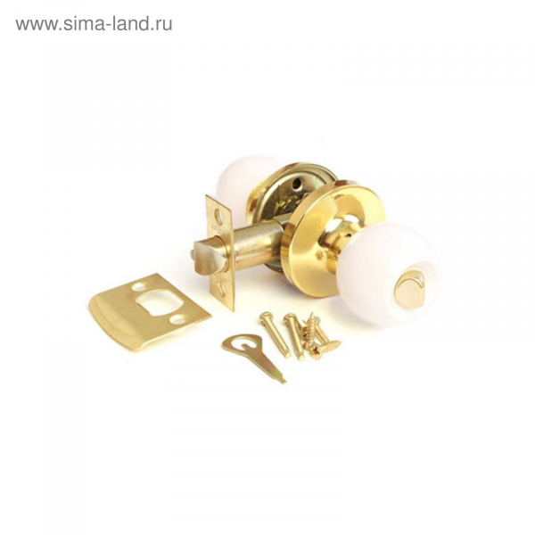 Ручка-защелка 607 ВК РВ /золото/фикс./ГАРАНТ/292и