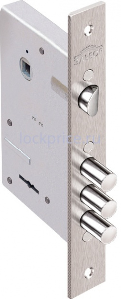 Замок врезной Эльбор Кремень 1.04.27 никель/109130