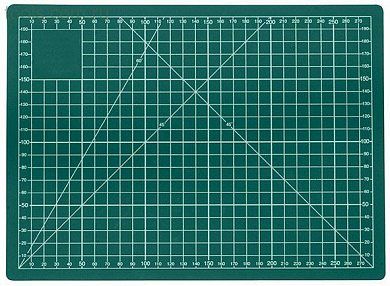 Коврик непрорезаемый, толщина 3 мм  А4 (300х220 мм)/10508