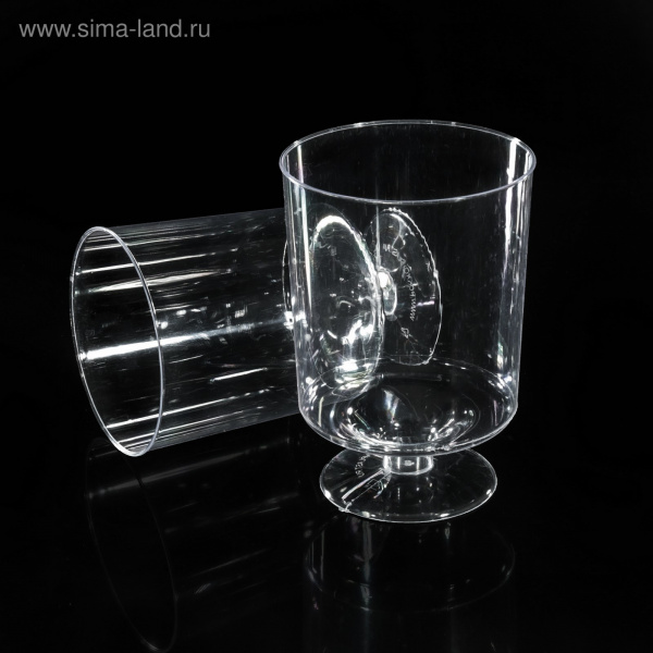 Набор бокалов однораз. 200мл "Кристалл" 6шт. 1052563