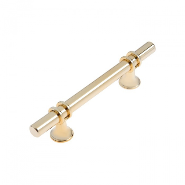 Ручка скоба CAPPIO, м/о 96 мм, d=12 mm, пластик, цвет золото/9047423