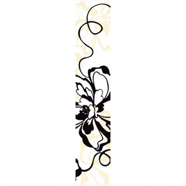 Бордюр Монро 40х7,5 черный (Нефрит-Керамика) 