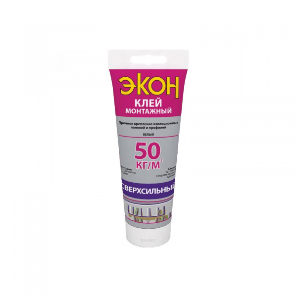 Клей монтажный "Экон" Сверхсильный, универсальный, белый, 200 г/9299256