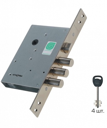 Замок врезной 3011/8801