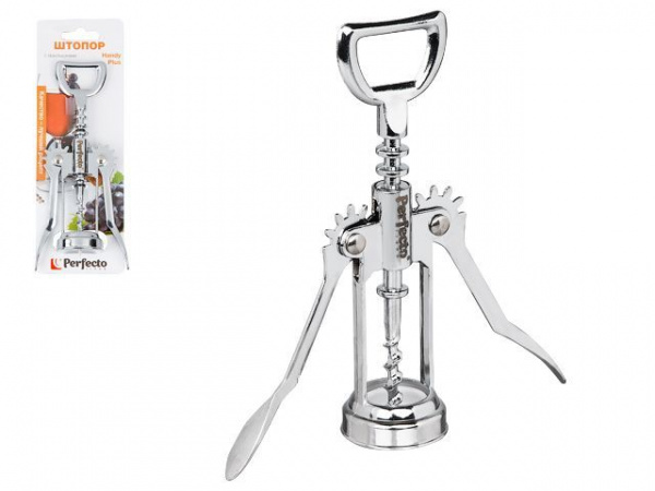 Штопор с крылышками, Handy Plus (Хенди Плюс), PERFECTO LINEA  21-520200