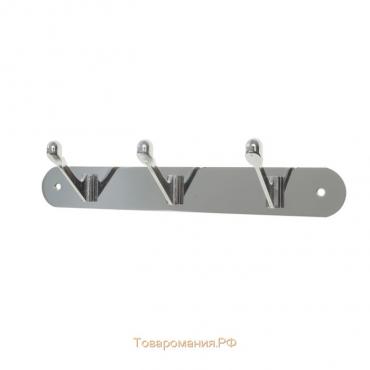 Вешалка 3-х местная "хром 309" 857064