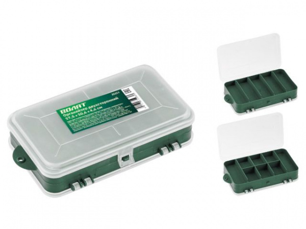 Органайзер (ящик) двухсторонний 17,5х10,6х4,6см 20254 ВОЛАТ (20254)