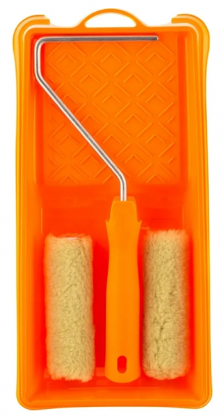 Малярный набор для фасадных работ: кювета 150 мм х 290 мм и мини-валик 110 мм/80457