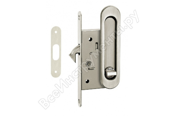 Ручки для раздвижных дверей с замком SDH-ВК 501SN/мат.никель/фикс./TIXX/782г