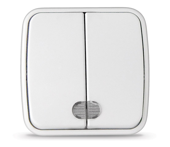 Выключатель 2кл. б/подсветки, скрытая установка "Электра" 84078