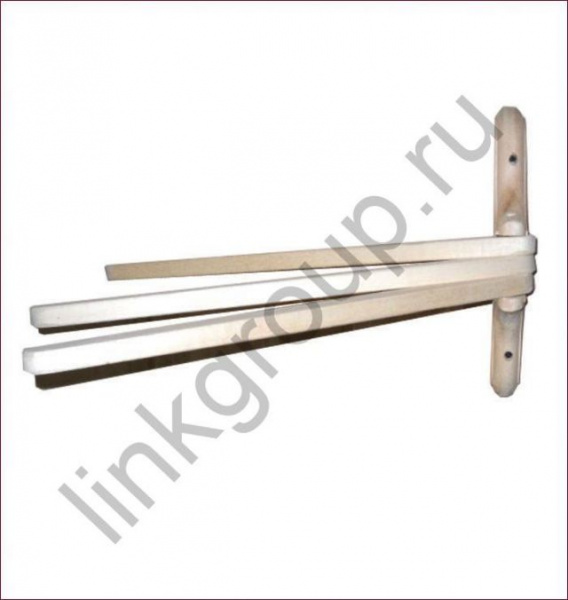 Вешалка веерная 3-х рожковая 03659