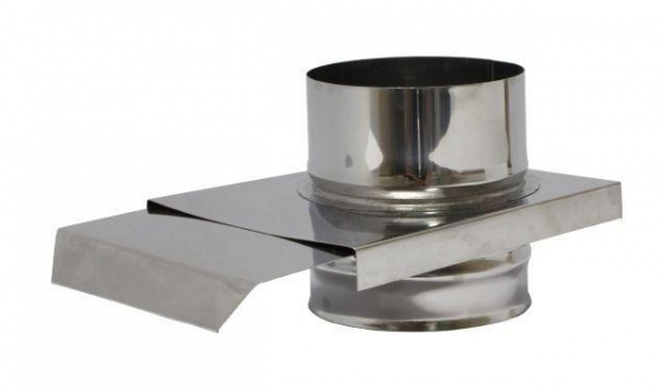 Шиберт с задвижкой д150мм нерж 0,8мм