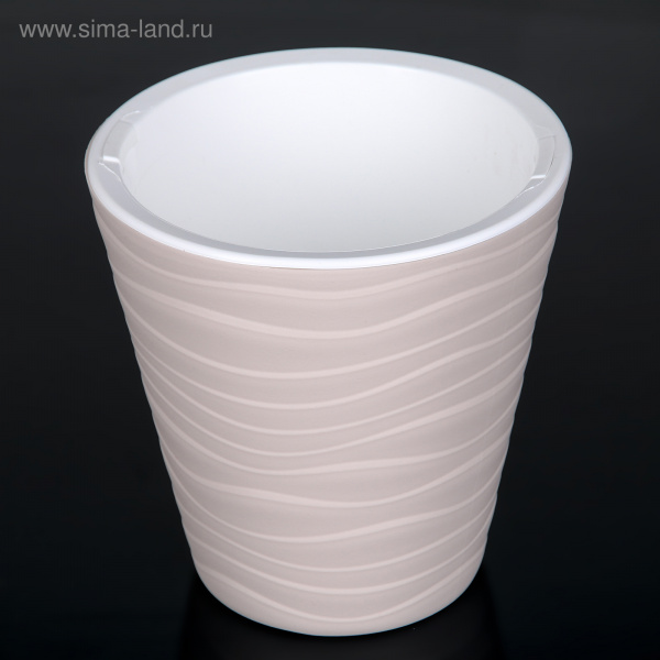 Горшок для цветов 2л "Валенсия" цвет жемчужный /4605596