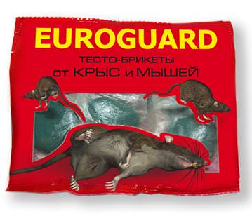 От грызунов ЕВРОГАРД (EUROGARD) тесто-брикеты от крыс и мышей 100г.*5/50