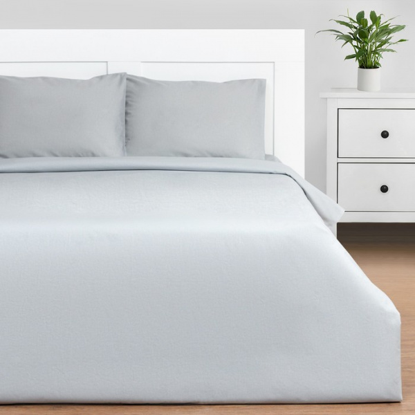 Постельное бельё Этель Евро Silver garden 200х215, 220х240, 50х70-2 шт, 100% хлопок, поплин/9241723