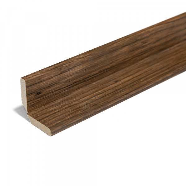 Угол складной Дуб сучковатый темный 2,6м.