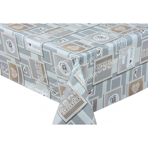 Клеенка cтоловая на ПВХ Dekorelle Jaklin 159, разм. 1,4*20м