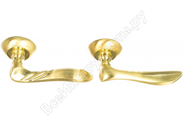 Ручка дверная AL 505-08 SB мат.латунь/PUERTO/050г