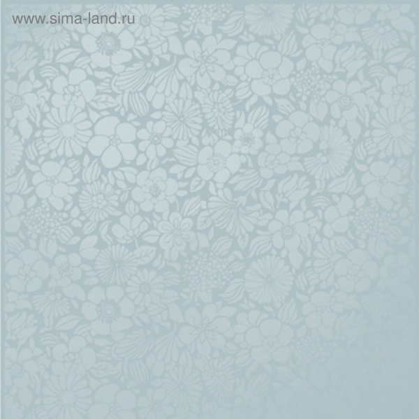 Плитка пол Edem_Cers 333*333 голубой ED4D042-63