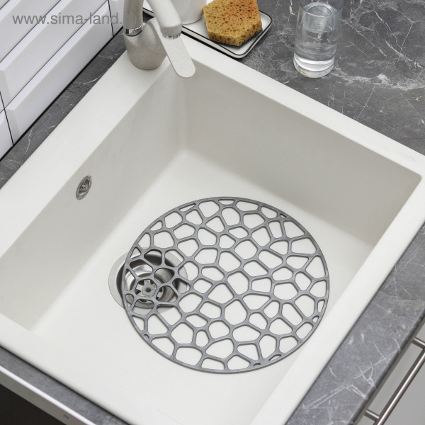 Решетка в раковину d=30см "Круглая",  МИКС 1380077 