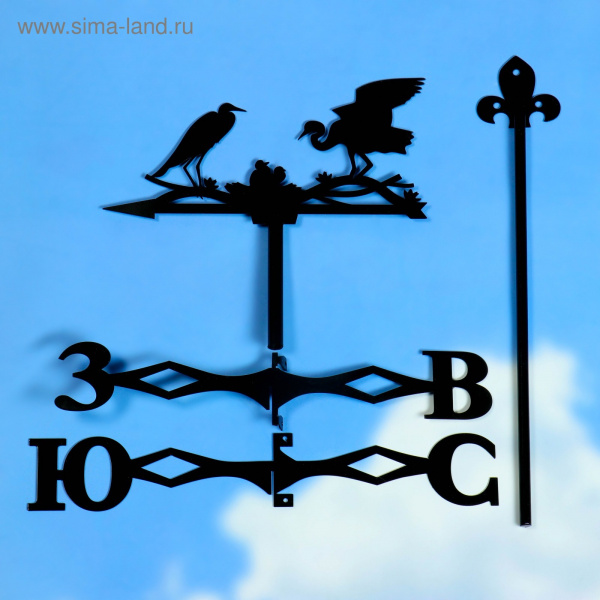 Флюгер средний "Цапли семья"  3723447