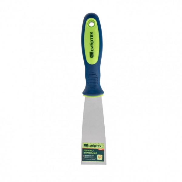 Шпательная лопатка из нержавеющей стали, 40 мм, 2-комп. ручка// Сибртех/85521