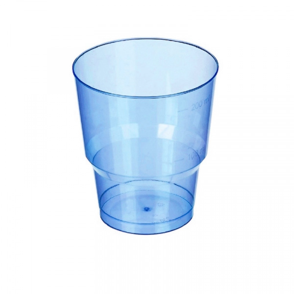Стакан кристалл 200мл синий /9412