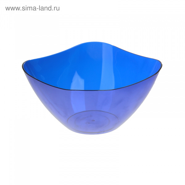 Салатник 1л. "Ice"  синий 868989